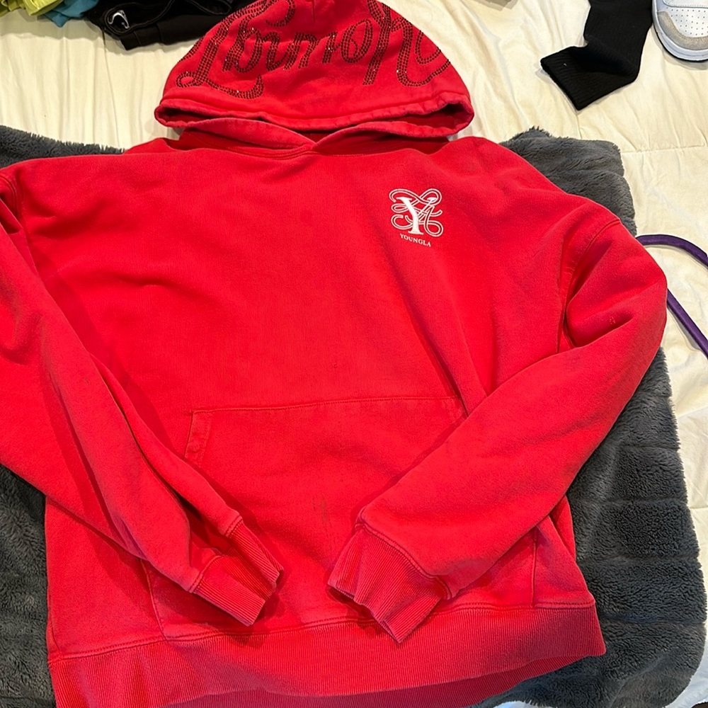 YoungLA Red Hoodie